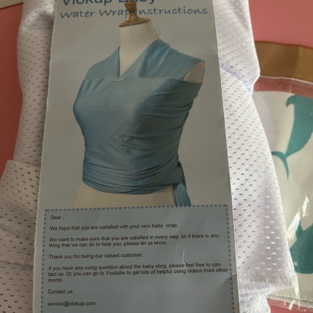 Baby Blue Water Wrap